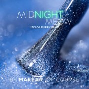 Gel Polish Midnight Meow MCL04 Furry Blue Makear Gel Polish Midnight Meow MCL04 Furry Blue Makear