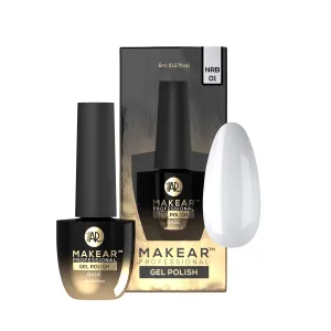Nude Rubber Base White NRB01 8ml Makear Nude Rubber Base White NRB01 8ml Makear