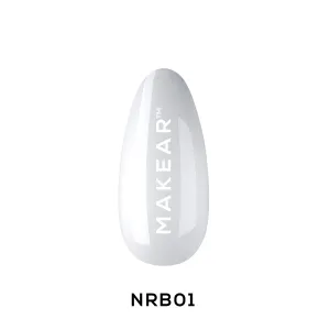 Nude Rubber Base White NRB01 8ml Makear Nude Rubber Base White NRB01 8ml Makear