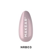 Nude Rubber Base Pudding Pink NRB03 8ml Makear Nude Rubber Base Pudding Pink NRB03 8ml Makear