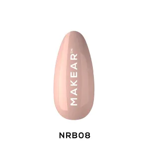 Nude Rubber Base Dark Beige NRB08 8ml Makear Nude Rubber Base Dark Beige NRB08 8ml Makear