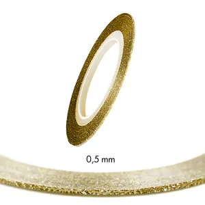 Stripping Tapes Glitter Gold 0.5mm Stripping Tapes Glitter Gold 0.5mm