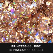 Princess Gel Gold PG01 5ml Makear Princess Gel Gold PG01 5ml Makear