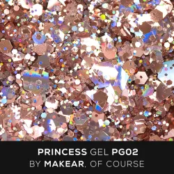 Princess Gel Rose Gold PG02 5ml Makear