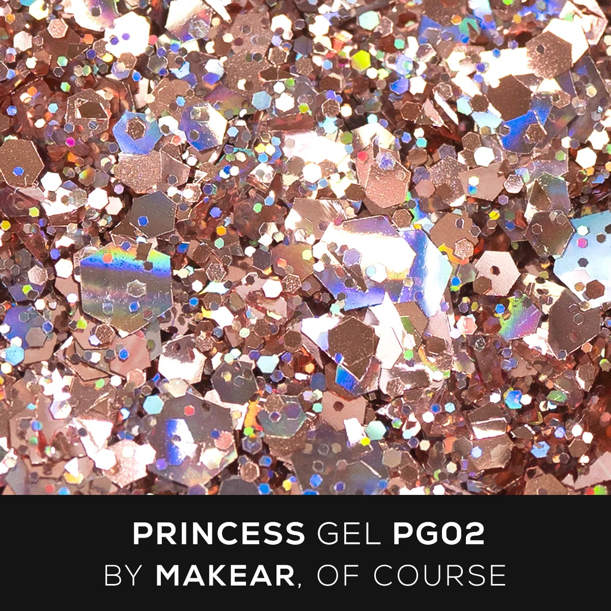 Princess Gel Rose Gold PG02 5ml Makear