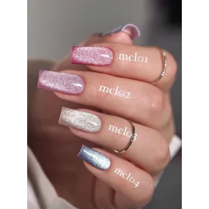 Gel Polish Midnight Meow MCL03 Silver Purr Makear