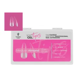 Capsules américaines Medium Almond SOFT GEL TIPS Boîte 500pcs