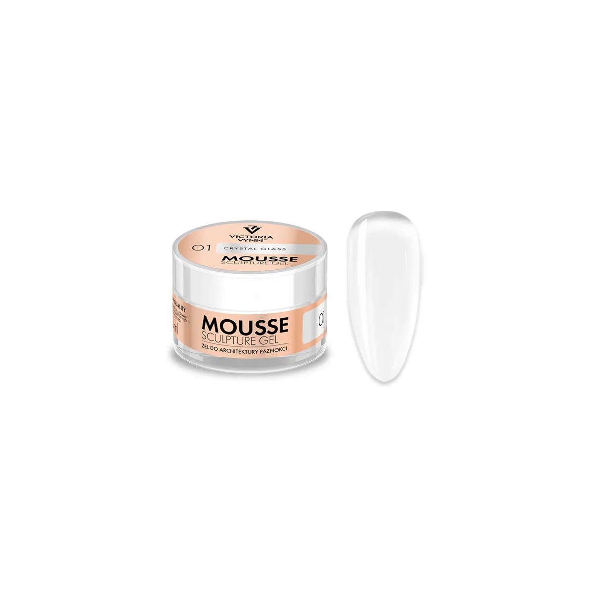 Mousse Sculpture Gel Crystal Glass 01 - 50ml Victoria Vynn