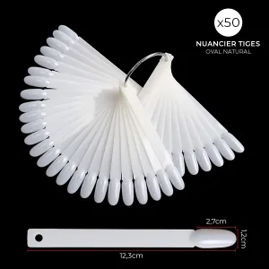 Nuancier 50 Tiges Oval Natural Nuancier 50 Tiges Oval Natural