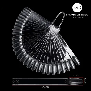 Nuancier 50 Tiges Oval Clear Nuancier 50 Tiges Oval Clear