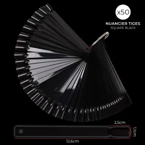 Nuancier 50 Tiges Square Black Nuancier 50 Tiges Square Black