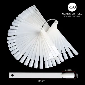 Nuancier 50 Tiges Square Natural Nuancier 50 Tiges Square Natural