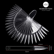 Nuancier 50 Tips Stilet Clear Nuancier 50 Tips Stilet Clear