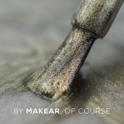 Top No Wipe Cat Eye Gold 8ml Makear Top No Wipe Cat Eye Gold 8ml Makear