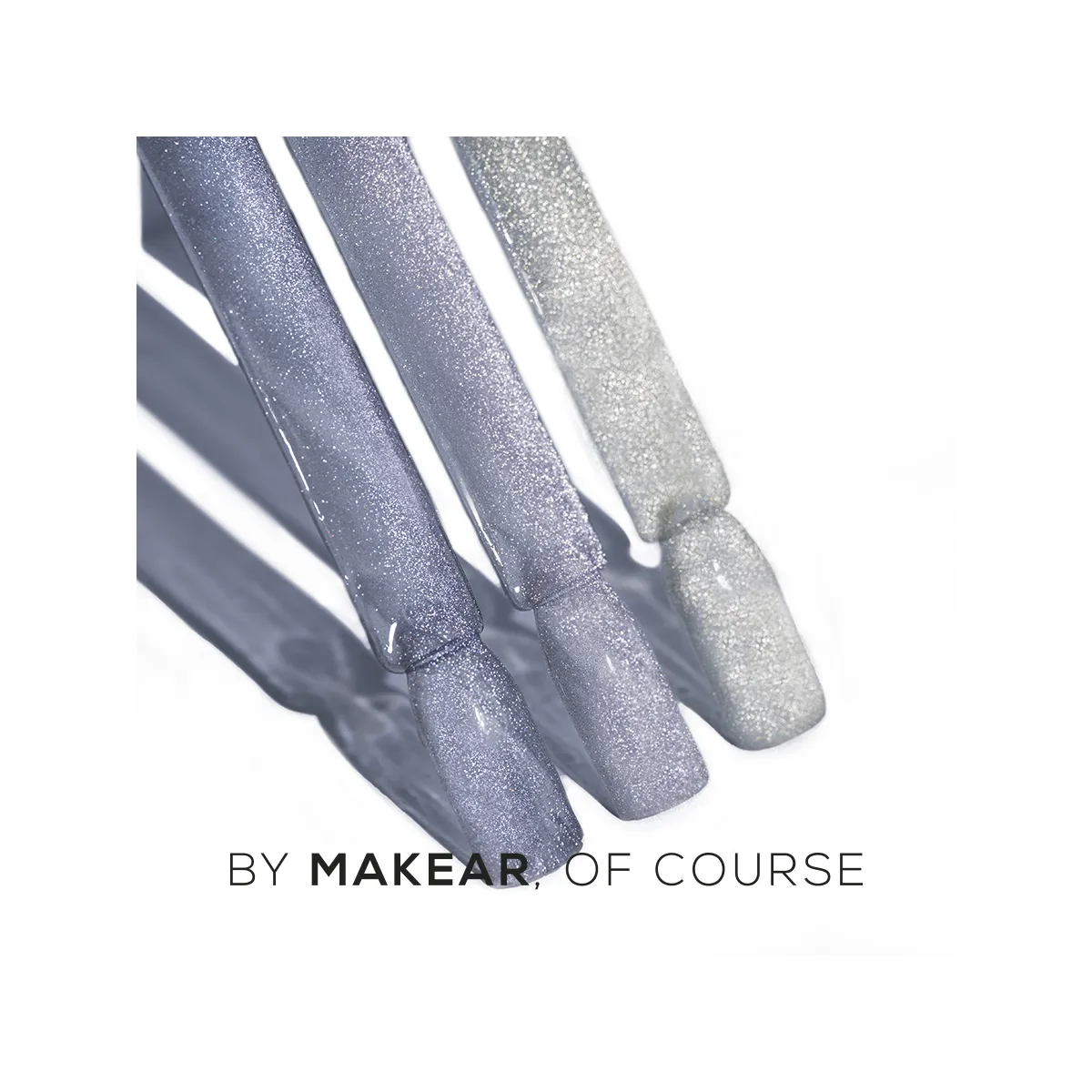 Top No Wipe Cat Eye Silver 8ml Makear