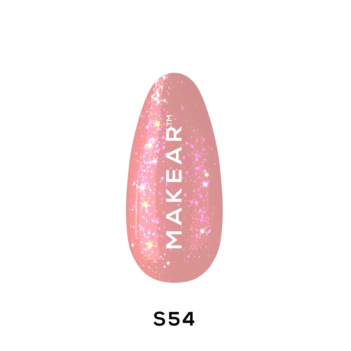 Gel Polish Premium Glitter S54 Summer Jam Makear