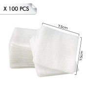 Compresses non-tissées non-stériles 100pcs - 7.5cm