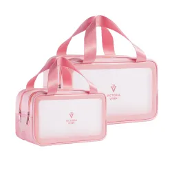 Cosmetic Bags Pink Duo VICTORIA VYNN