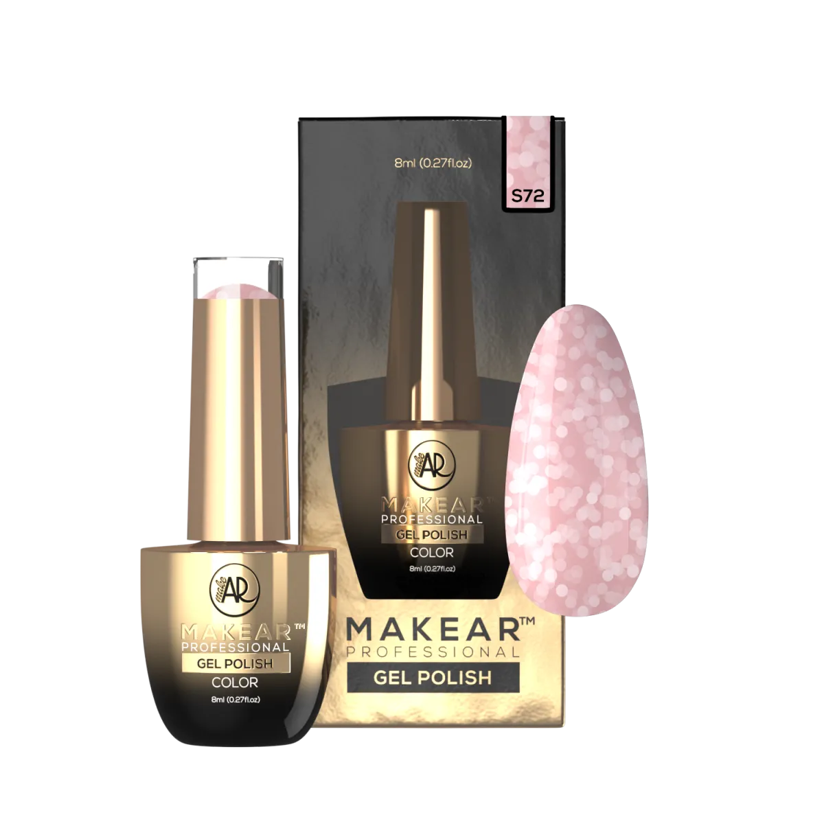 Gel Polish Premium Glitter S72 Makear