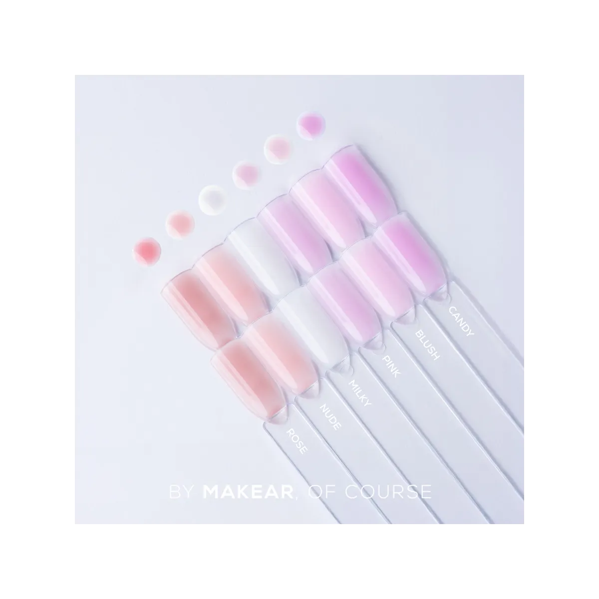 Top No Wipe Milky Nude 8ml Makear