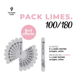 Lime Straight White VV 100/180 x10pcs New