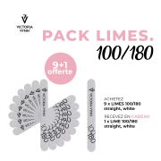 Lime Straight White VV 100/180 x10pcs New