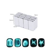 Aimant Cat Eyes Mini Rectangle 12pcs