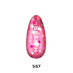 Gel Polish Premium Glitter Stars S67 Makear