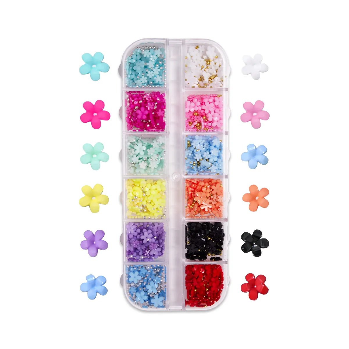 Pack Fleurs 3D - 12 couleurs