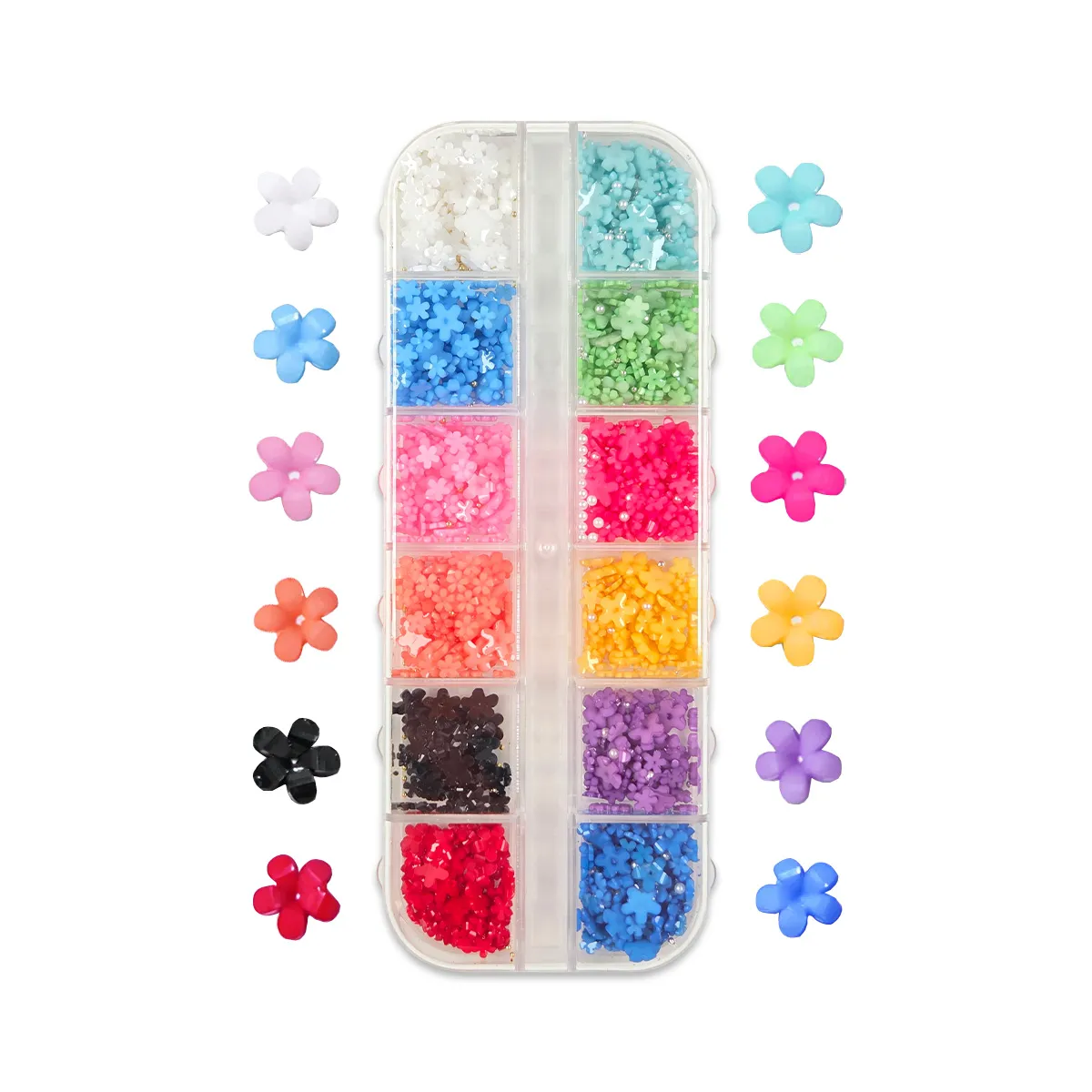 Pack Fleurs 3D N°2 - 12 couleurs