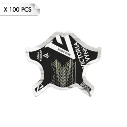 Salon Nail Forms Black VICTORIA VYNN (100pcs)