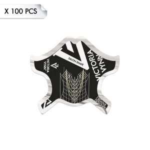 Salon Nail Forms Black VICTORIA VYNN (100pcs) Salon Nail Forms Black VICTORIA VYNN (100pcs)