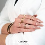 Gel&Go Glitter Dark Rose GG27 15ml Makear Gel&Go Glitter Dark Rose GG27 15ml Makear