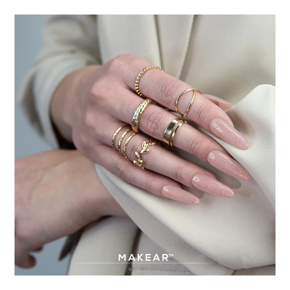 Gel&Go Glitter Nude GG26 50ml Makear