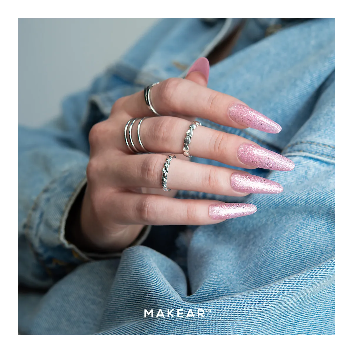 Gel&Go Glitter Rose GG23 50ml Makear