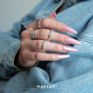 Gel&Go Glitter Rose GG23 50ml Makear Gel&Go Glitter Rose GG23 50ml Makear