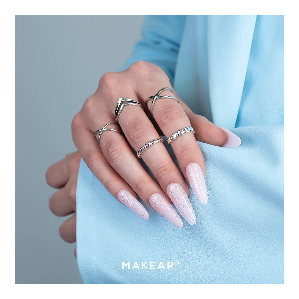 Gel&Go Glitter Ice Pink GG21 50ml Makear