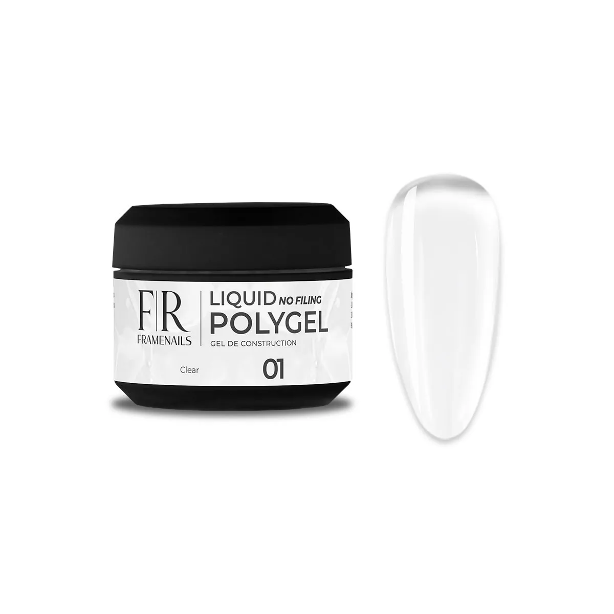 Liquid Polygel 01 Clear pot 15ml