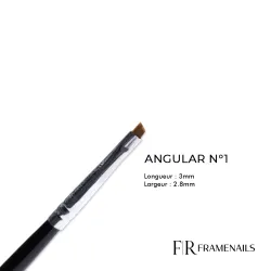 Pinceau Angular Noir N°1