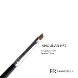 Pinceau Angular Noir N°2