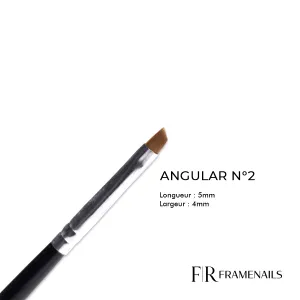 Pinceau Angular Noir N°2