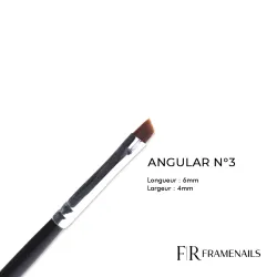 Pinceau Angular Noir N°3