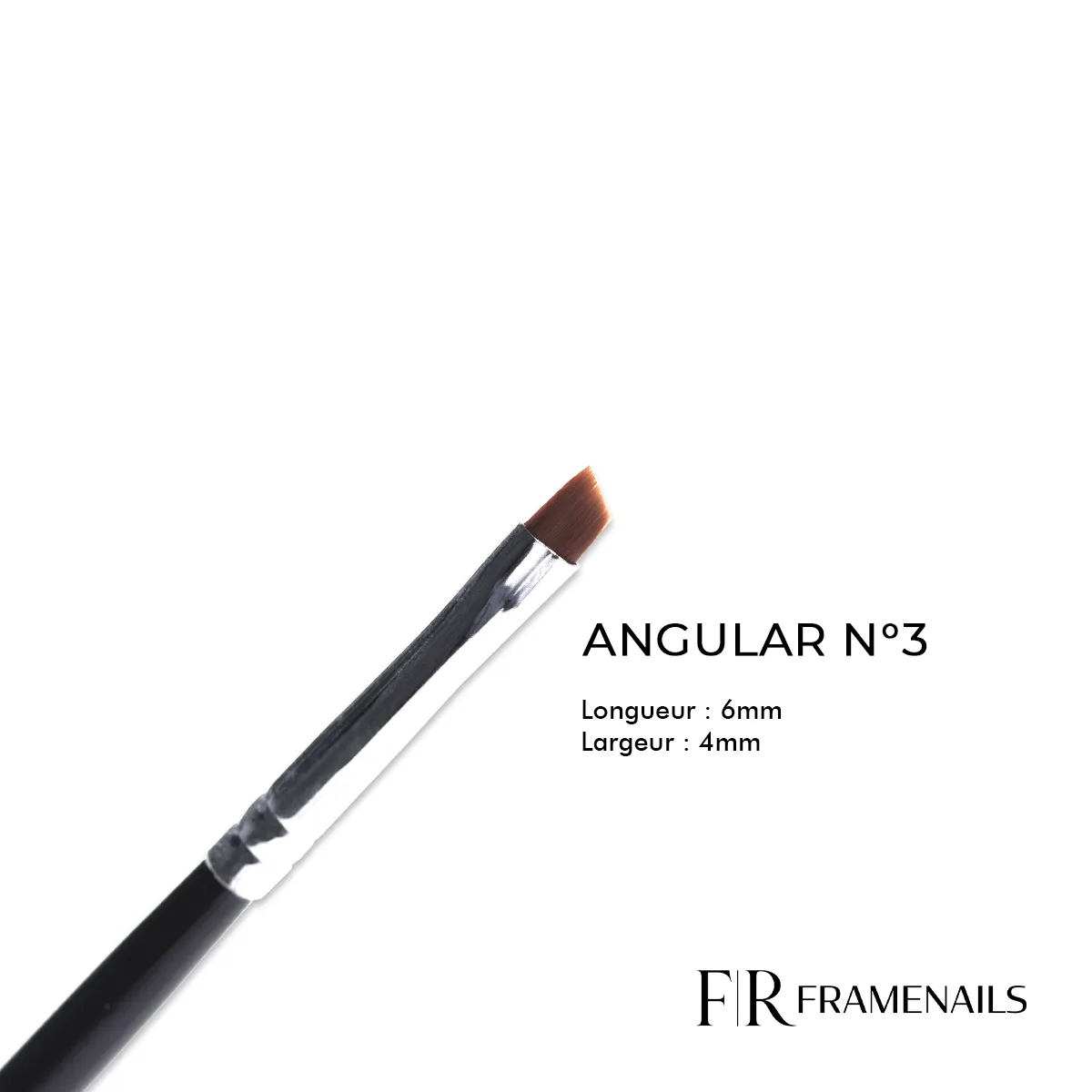 Pinceau Angular Noir N°3