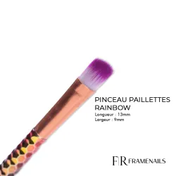 Pinceau Paillettes Rainbow