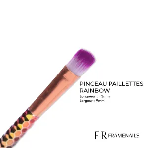 Pinceau Paillettes Rainbow