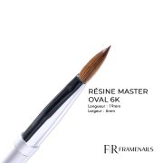 Pinceau Résine Master Oval 6K