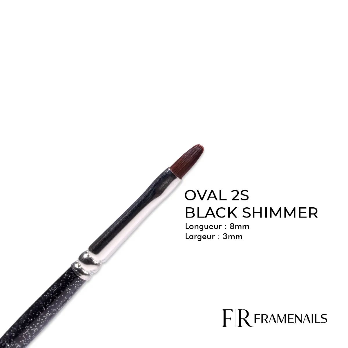 Pinceau Oval 2S Black Shimmer