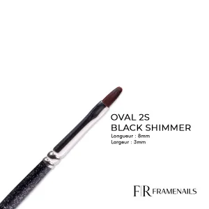 Pinceau Oval 2S Black Shimmer