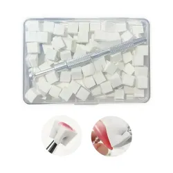 Set Mini Sponge Square 100pcs + Pince
