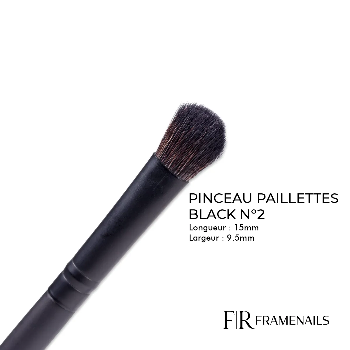 Pinceau Paillettes Black N°2